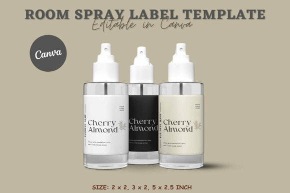 Craft a Signature Style with Editable Room Spray Label Canva Template