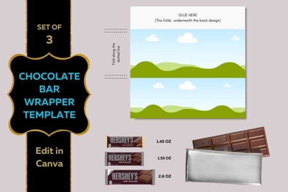 Design Sweet Moments: Chocolate Bar Wrapper Templates for Canva