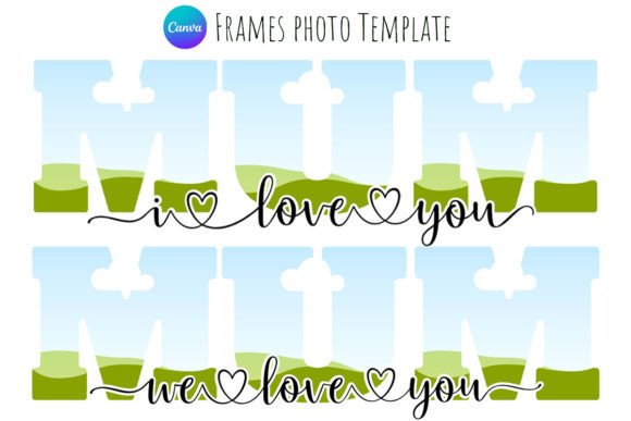 Designing Heartfelt Tributes with the We and I Love You Mum Canva Frame