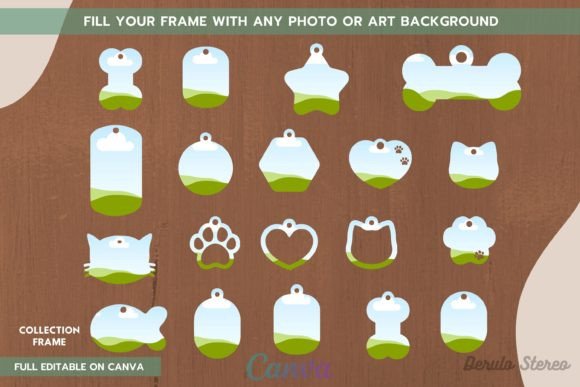 Dog Tag Collection Canva Frame: A Guide to Custom Design