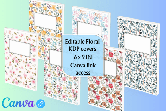 Elevate Your Valentine's Journals with Editable Floral KDP Covers