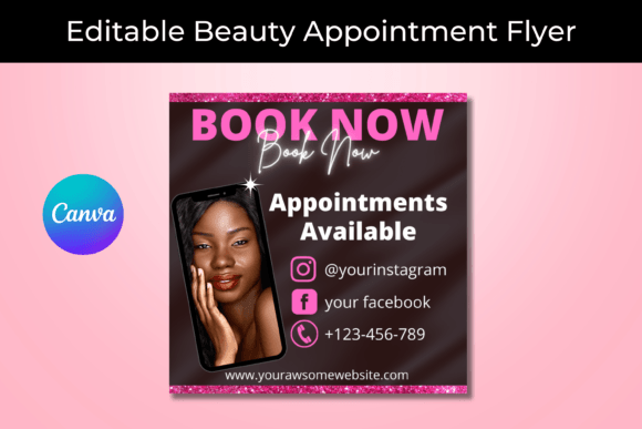 Get More Bookings with This DIY Beauty Flyer Canva Template