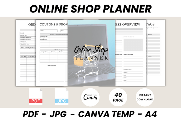 Master Your Etsy Shop: The Ultimate Online Shop Planner