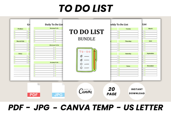 Organize Your Life with the Ultimate To Do List Bundle