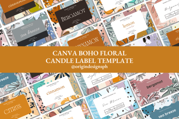 Simplify Your Candle Business with Editable Canva Label Templates