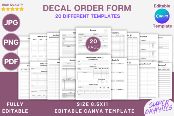 Streamline Your Business with a Canva Order Form