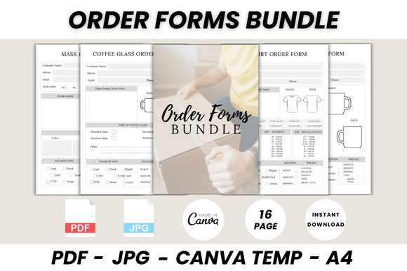 Streamline Your Business with This Order Forms Bundle