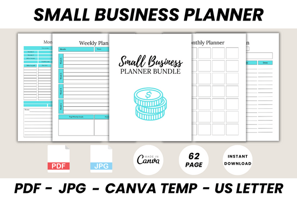 The Ultimate Small Business Planner: A Canva Template for Your Success