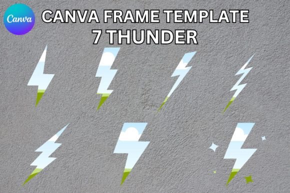 Thunder Canva Frame Template: Bold Visual Structure for Modern Creators
