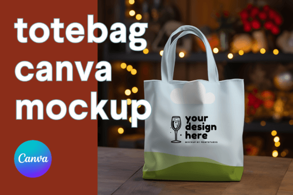 Totebag Canva Mockup Tote Bag Mock Up: Realistic Design Templates
