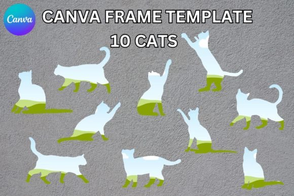 Unleash Your Creativity with the Cats Canva Frame Template