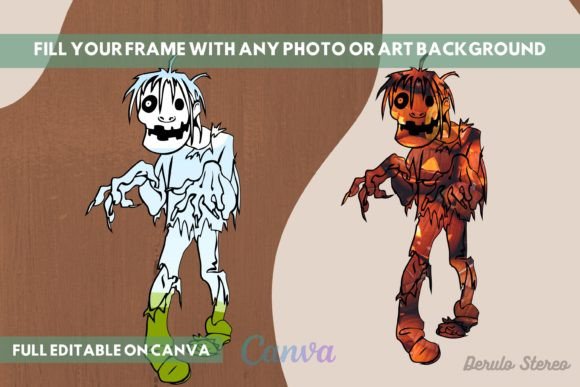 Unleash Your Inner Zombie: A Canva Frame for Halloween Creators