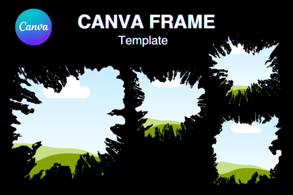 Watercolor Splash Canva Frame Effect_B: A Digital Guide